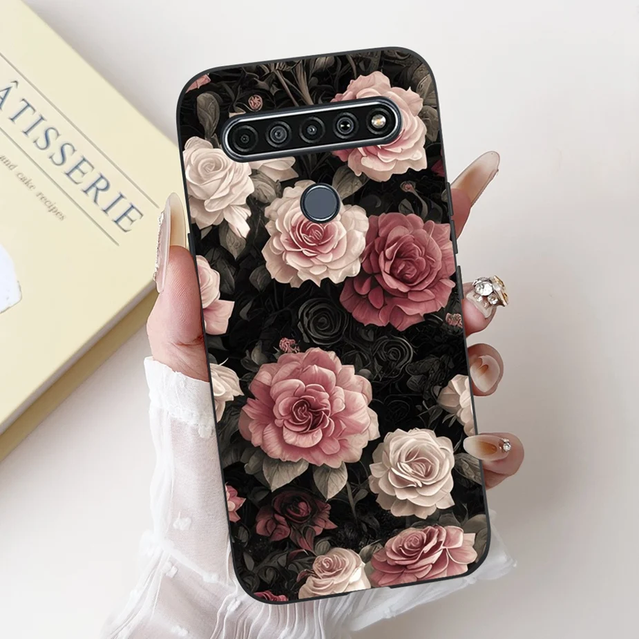 Cute Letters Cartoon Soft TPU Matte Phone Case Cover