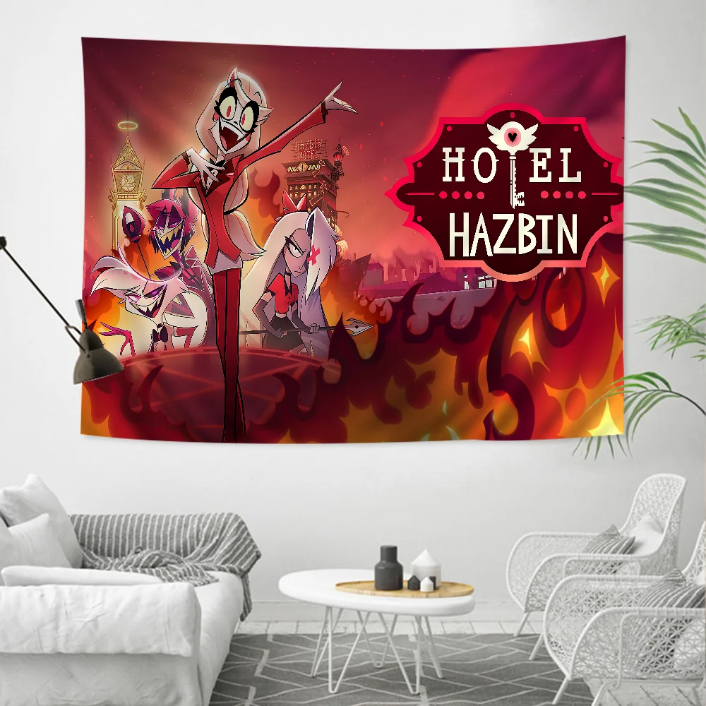 Anime H-HazbinS H-Hotel 2025, Fotografie-Hintergrund, Kindergeburtstag, Kuchen zerschlagen, Porträt, Dekor, Hintergrund, Fotostudio – Detail 7