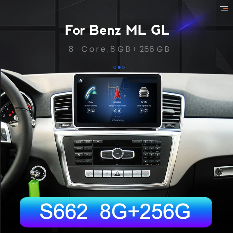 Reproductor Multimedia S662 para coche, dispositivo con Android 11, 8G