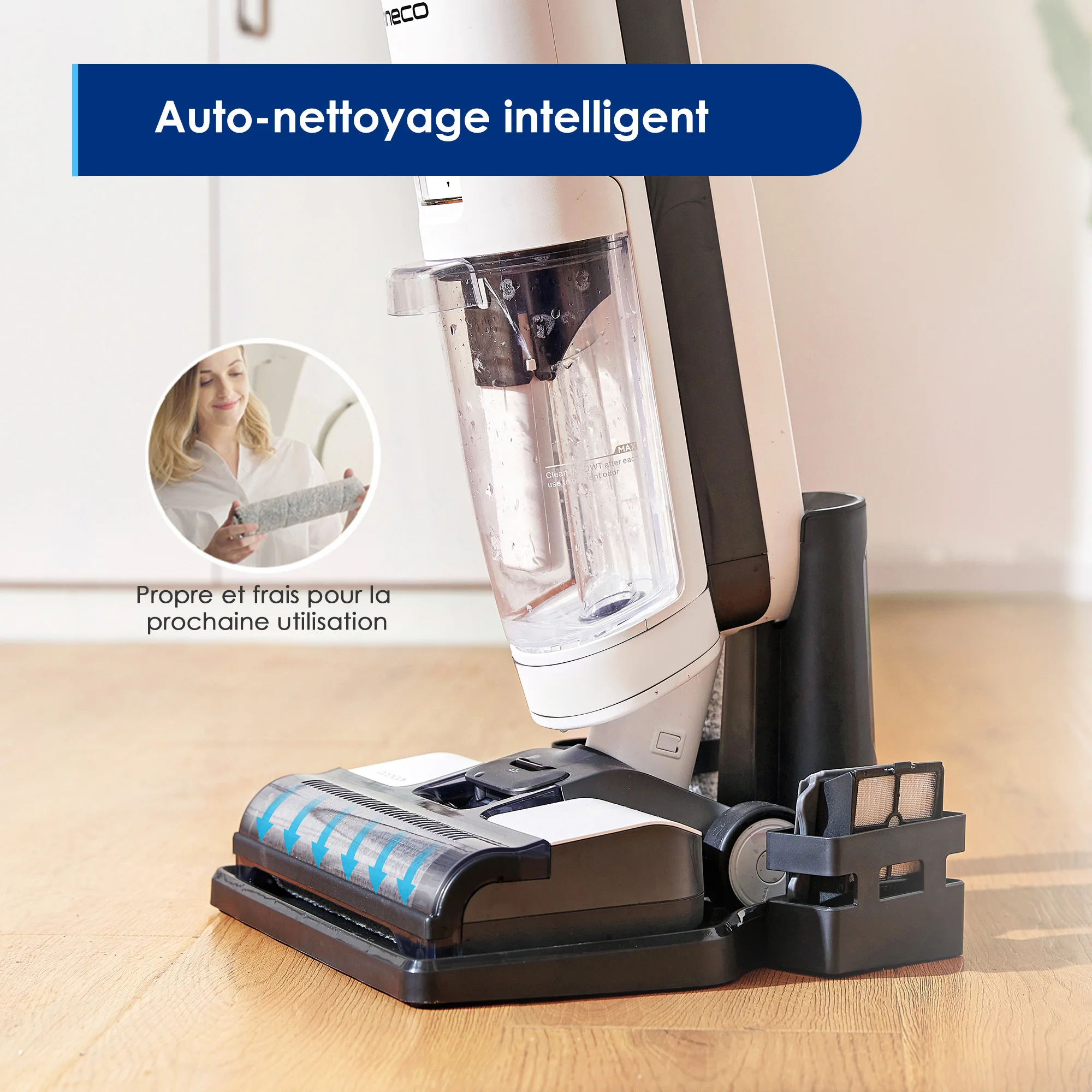 Tineco iFLOOR 3 Breeze Plus 湿式乾式掃除機 コードレス床クリーナー