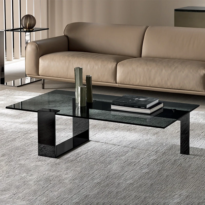 

Искусственный кофейный столик из закаленного стекла, креативный индивидуальный квадратный чайный столик для небольшой квартиры, дома, гостиной