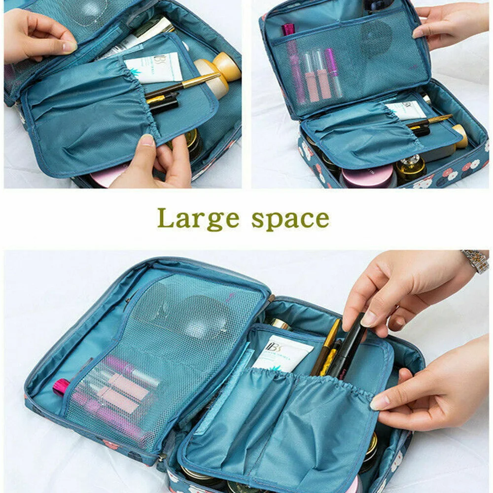 Women Toiletries Personal Hygiene Waterproof Portable Cosmetic Bag Outdoor Travel Organize Bags Girl Storage Beauty Makeup Cases 6