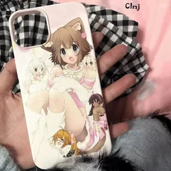 Glossy HD Hard PC Cover with Cute Anime Girl Design - iPhone 6 6 s (FLD - 260FL44203A1)