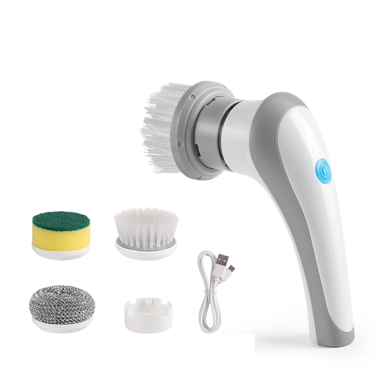 

Multifunctional Electric Clean Brush 360 Degree Rotation Wireless Brush Comfortable Handle Home Appliances for House Stove Range