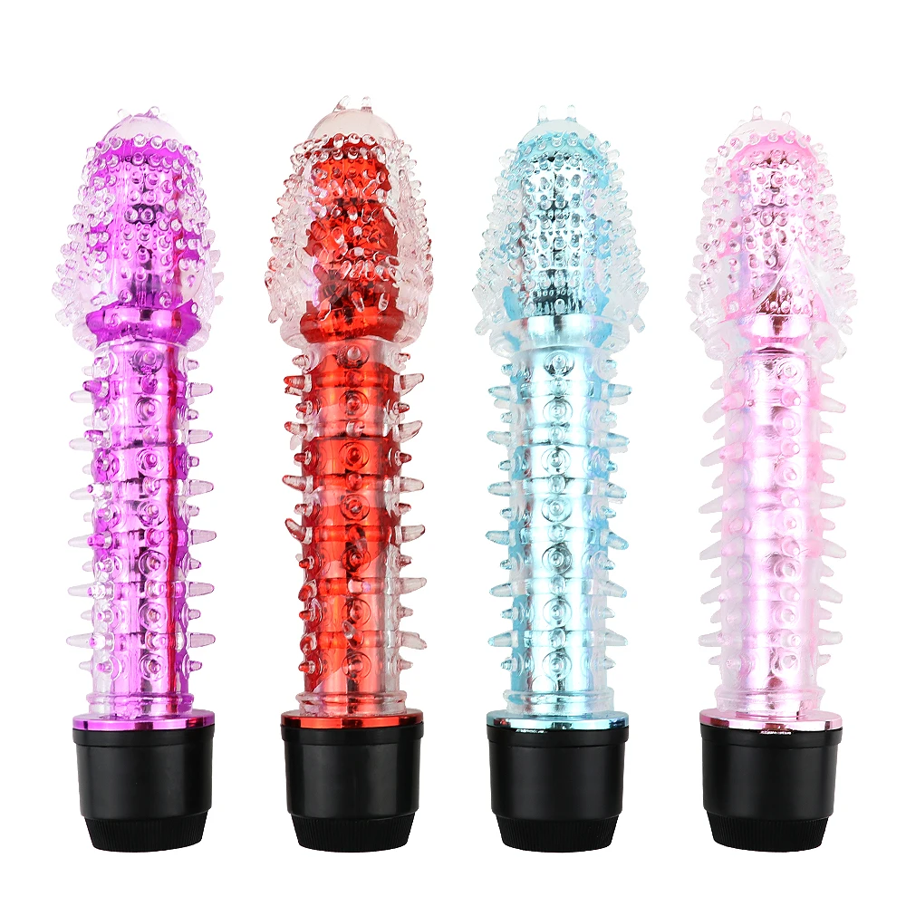Dragon Beard Stick Crystal Sting Fluorescent Stick Single Shock AV Stick Vibration Stick Women\'s Masturbation Device 2