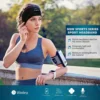1pc Soft Ear Mask Headband Travel Essential Ultra-Thin Headband For Sleeping, Workout, Jogging, Yoga Meditation, Air Travel 3