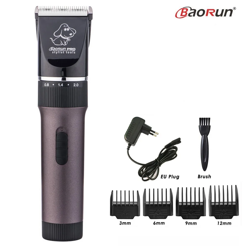 BaoRun P6 Professional Dog Hair Trimmer Rechargeable Pet Cat Grooming Clipper Shaver Low-noise Electric Cutters Haircut Machine pet hair trimmer,dog hair trimmer,dog clipper,pet clipper,hair trimmer