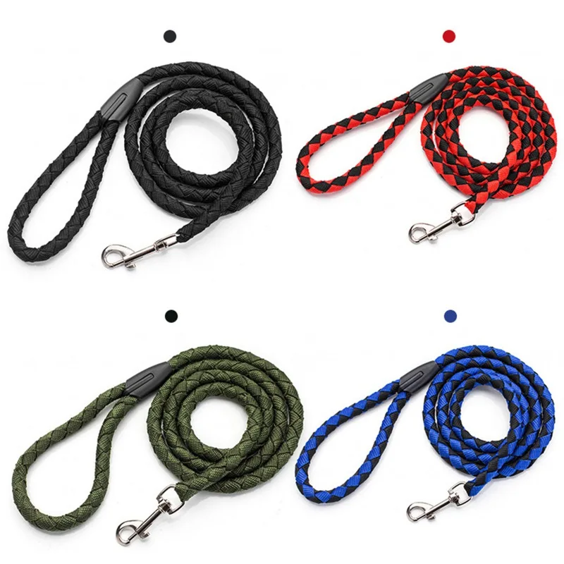 Nylon Dog Leash For Small Large Dogs Leads Pet Training Running Walking