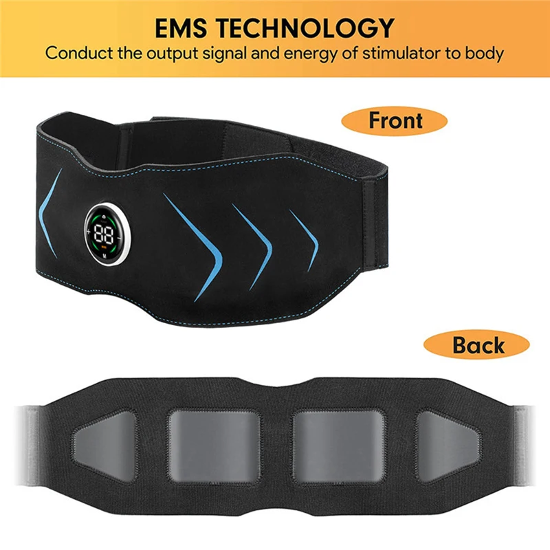 Abdominal Muscle Stimulator 115CM Waist Abdominal Muscle Stimulator EMS Belt