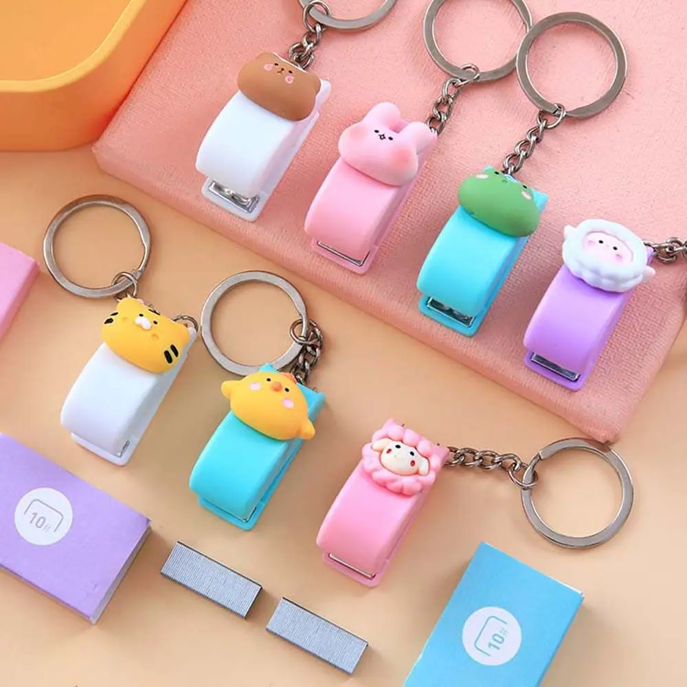 

Creative Student Supplies Size 10 Staples Mini Key Ring Pendant Stapler Key Chain Stapler Mini Stapler Binding Tools