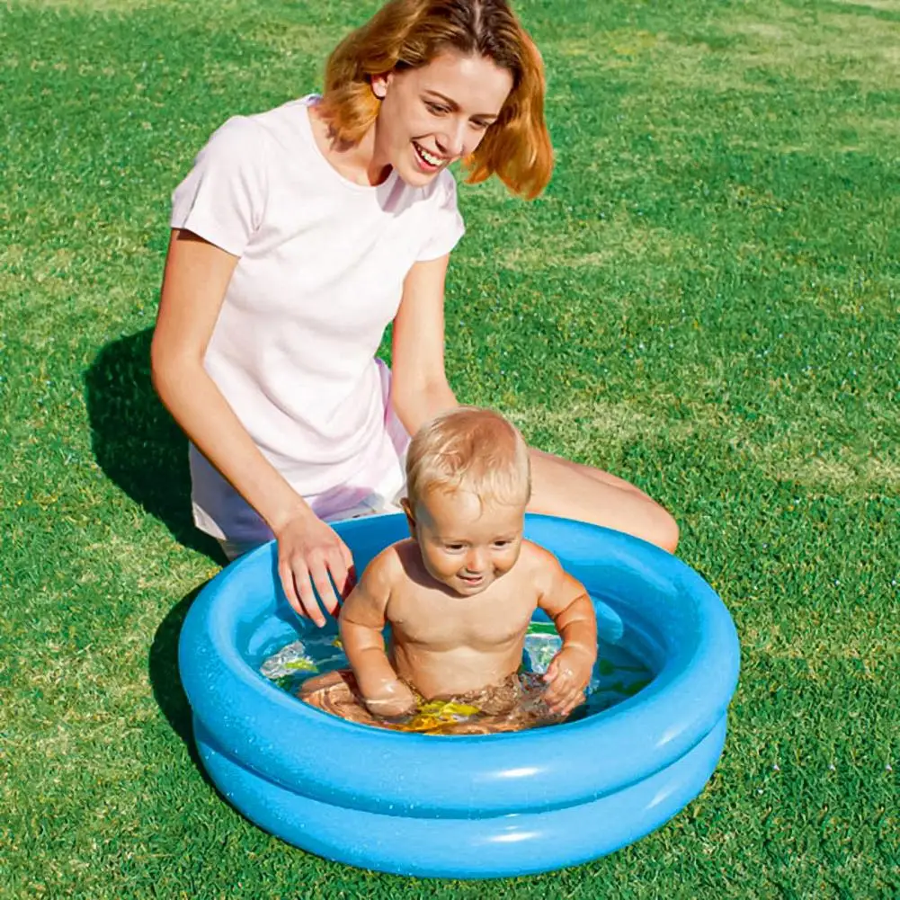 

Durable Inflatable Pool Thicken Portable Anti-slip Blow Up Lightweight Safe Round PVC Round Swimming Pool For Kids Baby Toddler