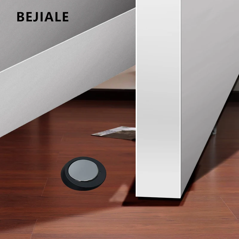 New Hidden Suction Perforation-free Anti-collision Strong Magnetic Household Door Stop Bathroom Bedroom Silent Door Touch