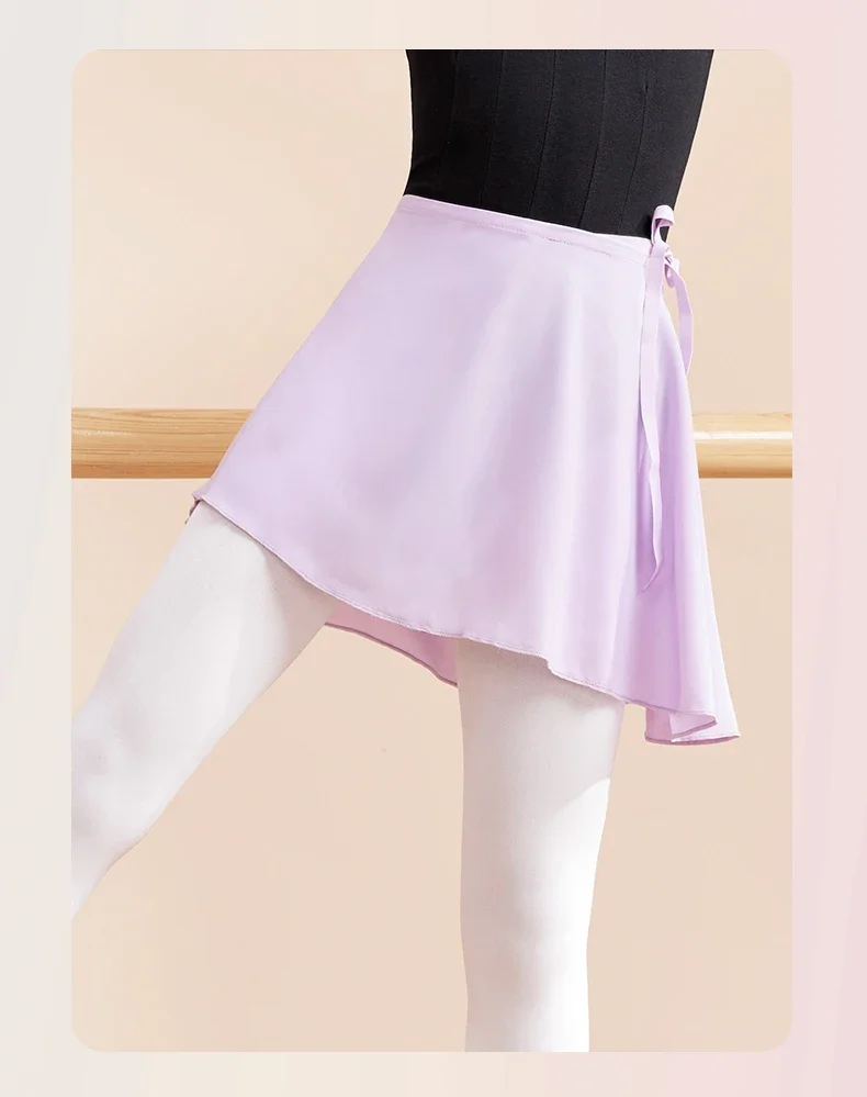 Neue Mädchen Ballett Röcke Spitze-up Chiffon Röcke Tanz Röcke Kinder Einteilige Röcke Chilldren Ballett Praxis Tanzen Röcke – Detail 11