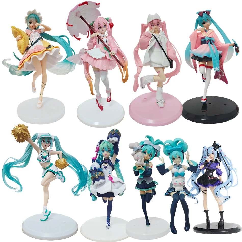 Mehrere Modelle Furyu Hatsune Miku Anime Cute Miku Series Try-iT Figur Actionfigur PVC Sammlungsmodell Spielzeug Weihnachtsgeschenke