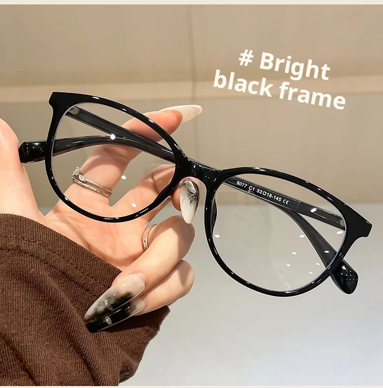 Neues klassisches Schildpatt-Brillengestell, ultraleicht, TR90, stilvoll, Retro, optische Brillen für Damen und Herren, 9077 – Detail 8