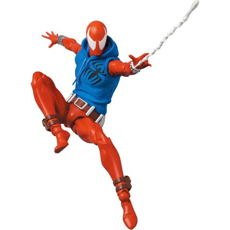 

Original MAFEX No.186 Scarlet Spider Man (Comic Ver.) In Stock Action Collection Figures Model