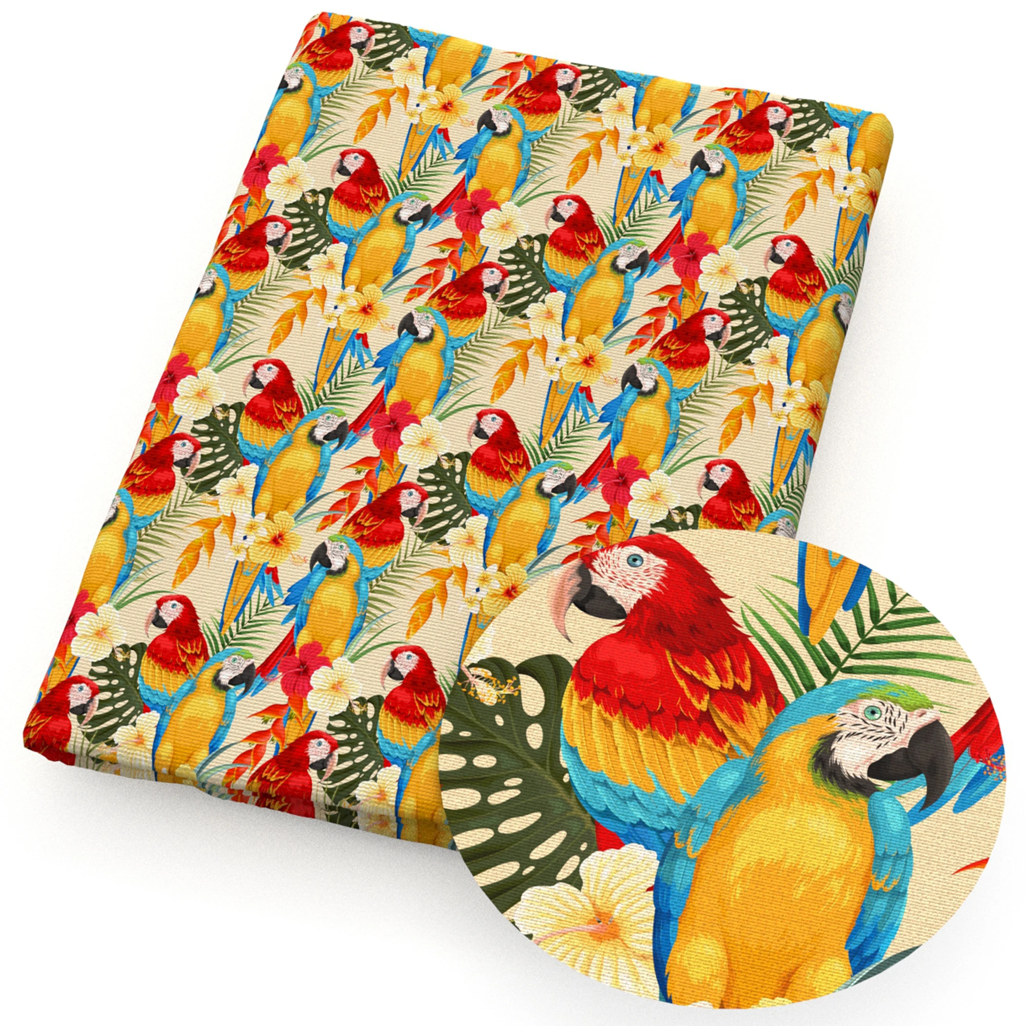 Jupe longue imprimé tropical Coline Rouge - Prêt-à-Porter
