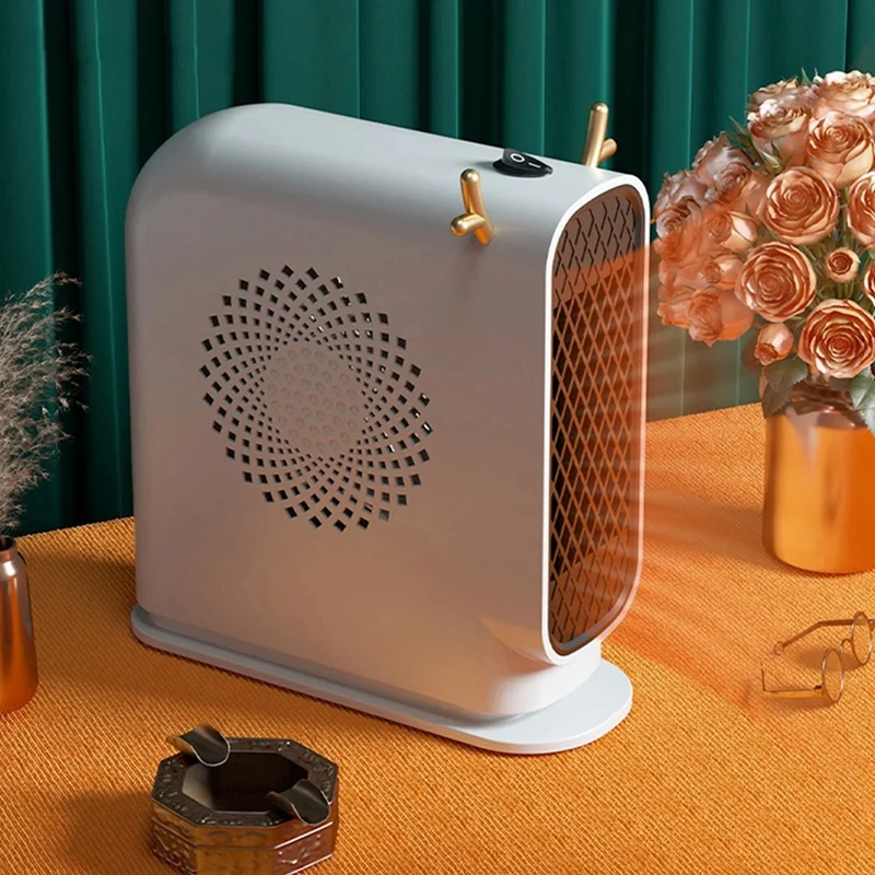 

Electric Heater Fans Portable Desktop Low 500W Consumption Heating For Home Bedroom Warmer Machine For Winter EU Plug