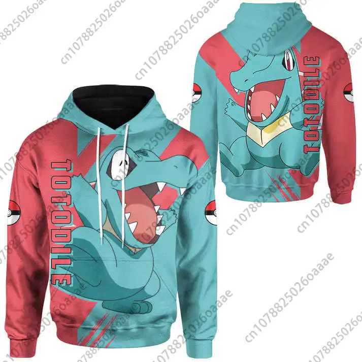 

Pokemon Hoodie Men's and Women's Fashion Sportswear 3D Funny Hoodie PKM Custom Pokemon Children Hoodie