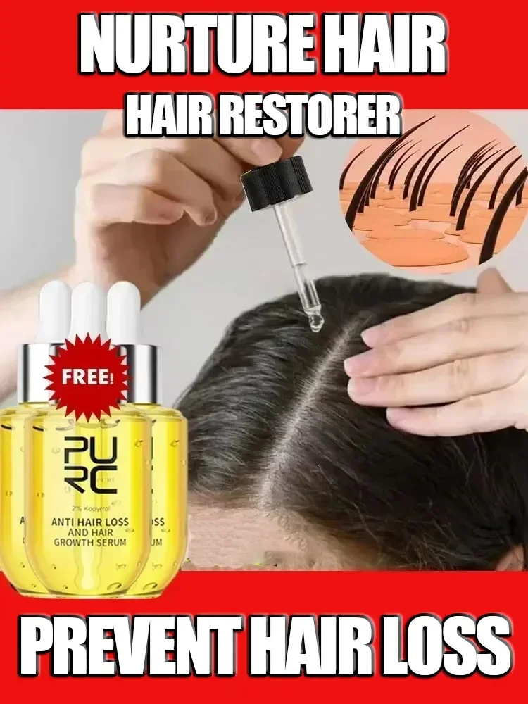 Effective Nurture Hair for Men Women Ginger Oil Care Anti Postpartum Hair Loss Scalp Treatment Serum Hereditary Products