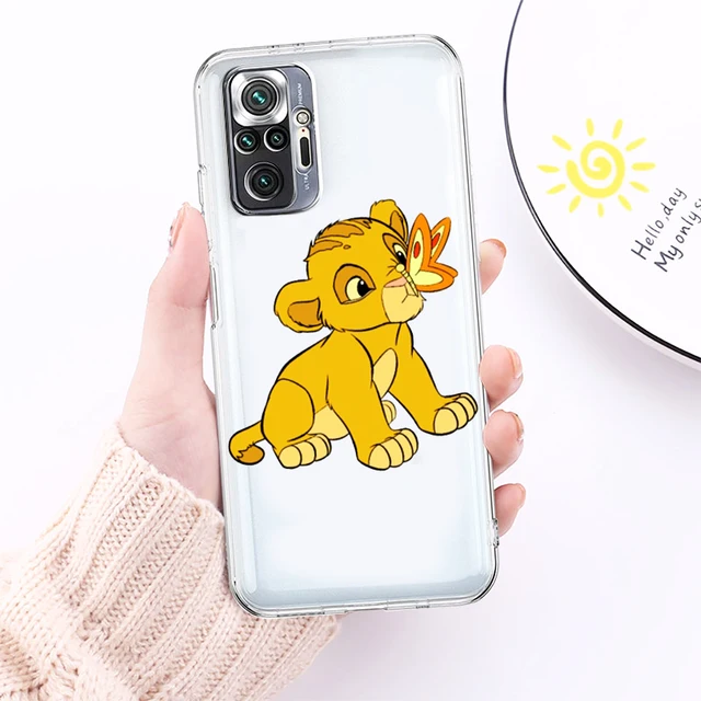 Funda para Xiaomi Redmi Note 9S Oficial de Disney Simba y Nala Silueta - El  Rey León