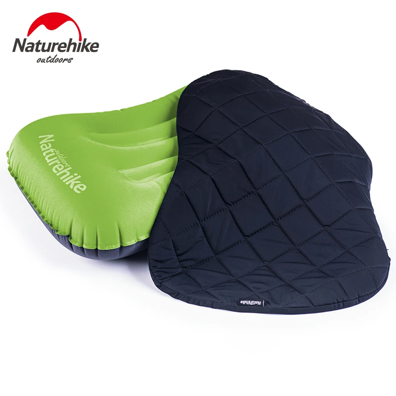 Naturehike Portable Outdoor TPU Camping Pillows Ultralight Inflatable Travel Pillow Cover Sets NH17T013-Z