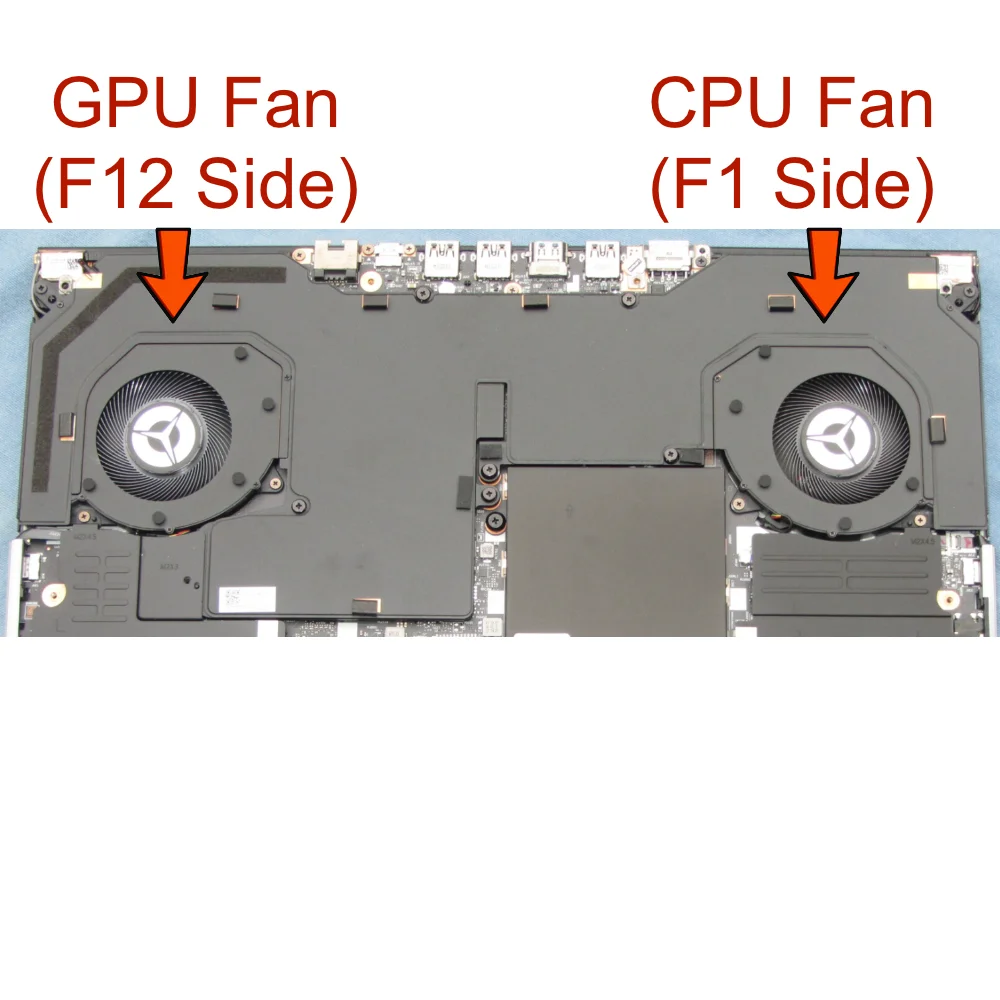 Ventilador de Refrigeração Portátil para Lenovo Legion 16achg6 16ach R9000k Y9000k Legion 16 Series Cpu Gpu Cooler Fans Fnkp Fnkn 10v 2023 - Imagem 6
