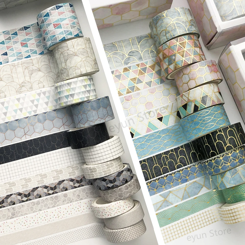 grid washi tape set Japanese paper diy planner masking adhesive washi tapes decorative stickers stationery tape school supplies adhesive tape washi tape adhesive tapes masking tape decorative tape decoration tape decoration stickers
