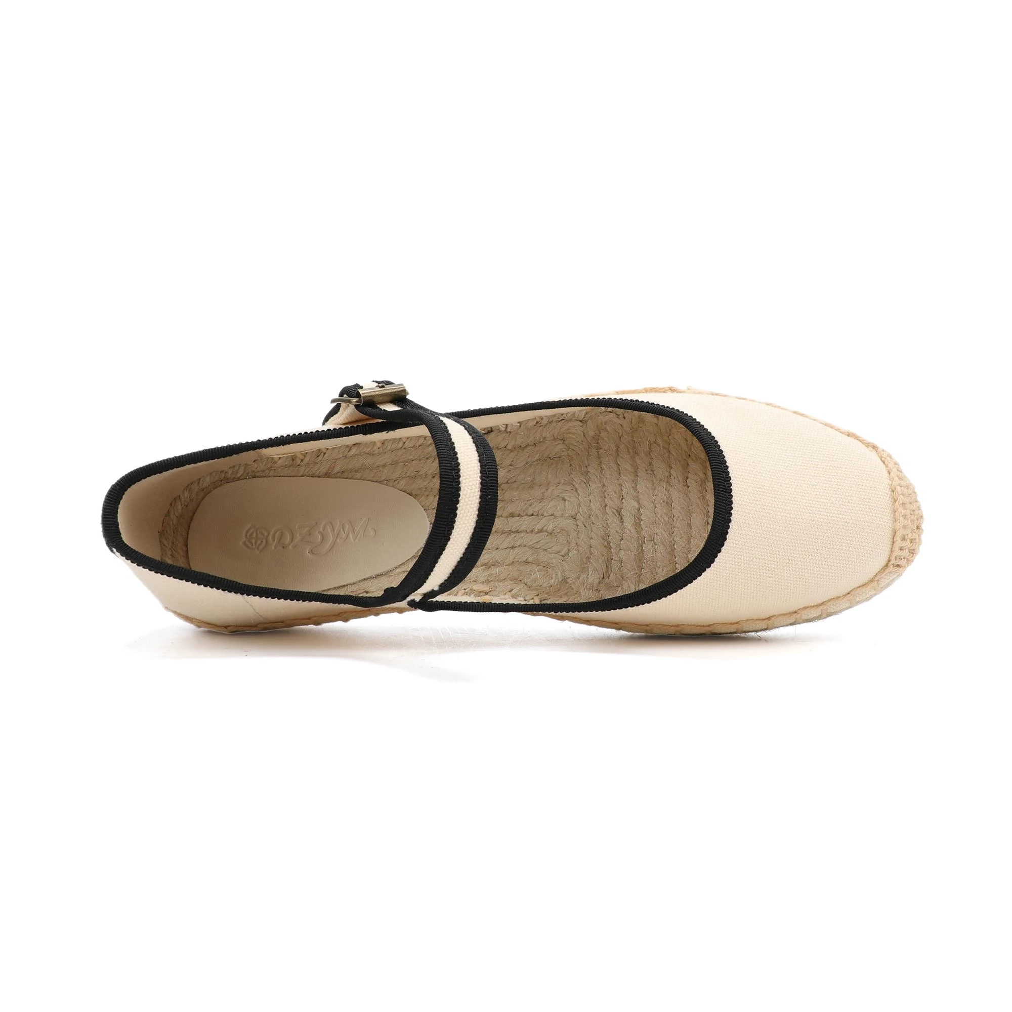 Stylish Mary Jane Espadrilles Women's Flat Shoes with Breathable Canvas Upper ladies  loafers 3