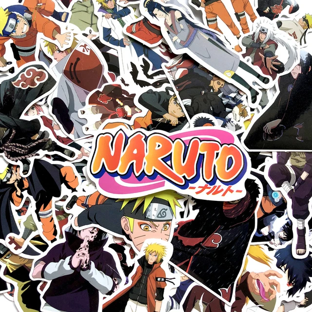 30 Adesivos Naruto Shippuden - Akatsuki 8cm