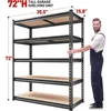Garage Shelving, 72" H Storage Shelves 2000LBS Adjustable 5 Tier Heavy Duty Shelving for Garage Storage Shelves for Wareh 3