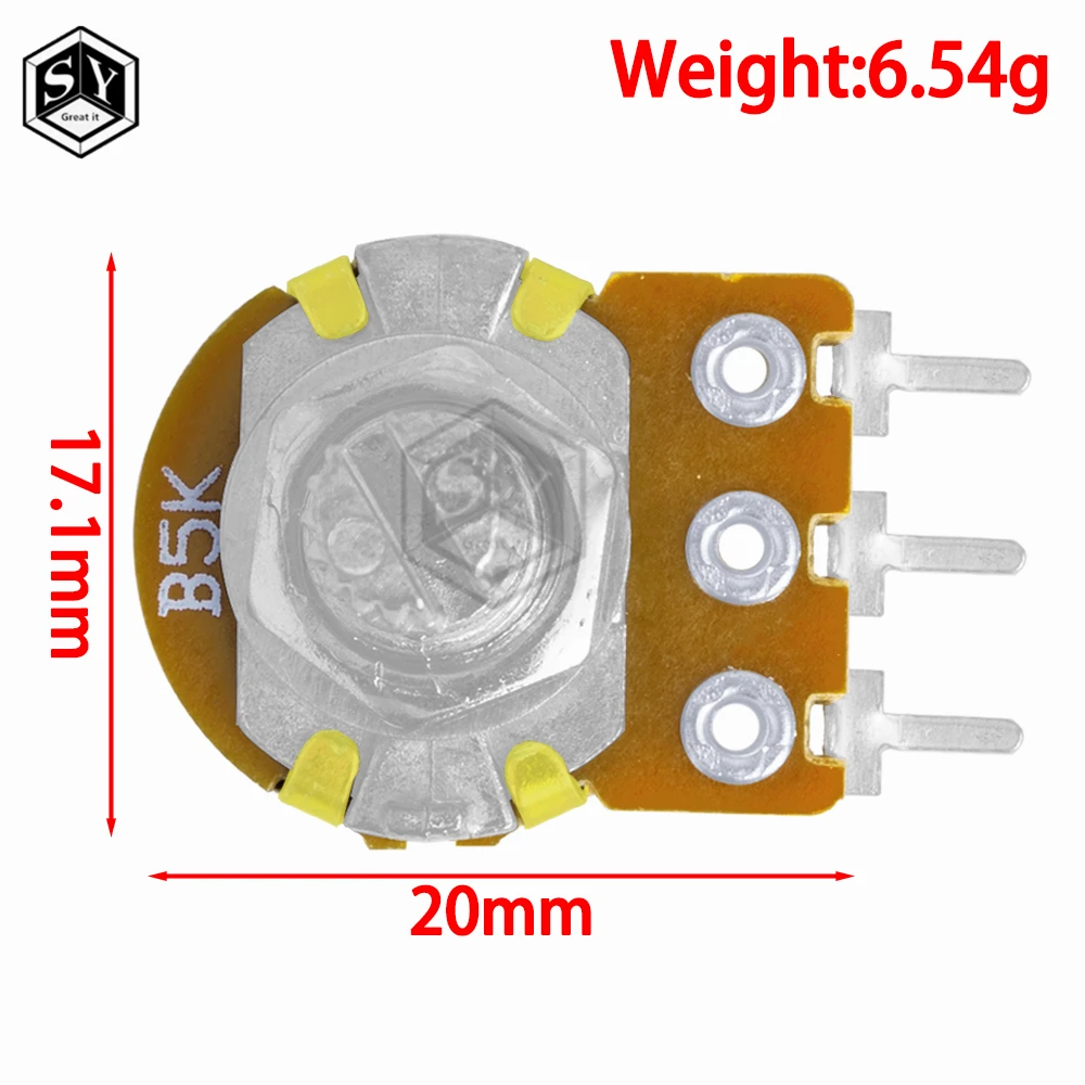 WH148 Linear Potentiometer 15mm Shaft With Nuts And Washers 3pin WH148 B1K B2K B5K B10K B20K B50K B100K B250K B500K B1M 1pcs linear potentiometer potentiometer kit electronic components