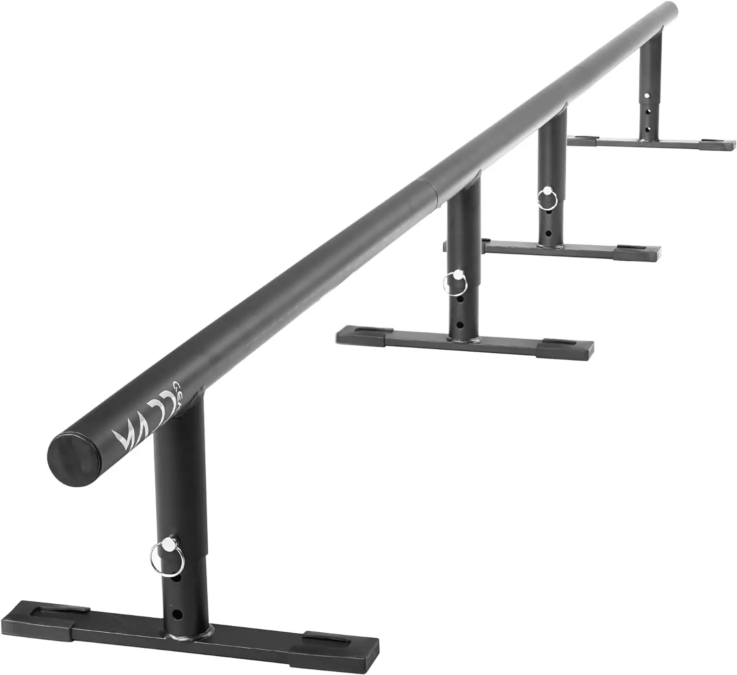 

Gear 99" Long Flat Bar Skate Rail \u2013 Heavy Duty Durable Round Skateboard Pro Scooter or Inline Skate - Adjustable Height