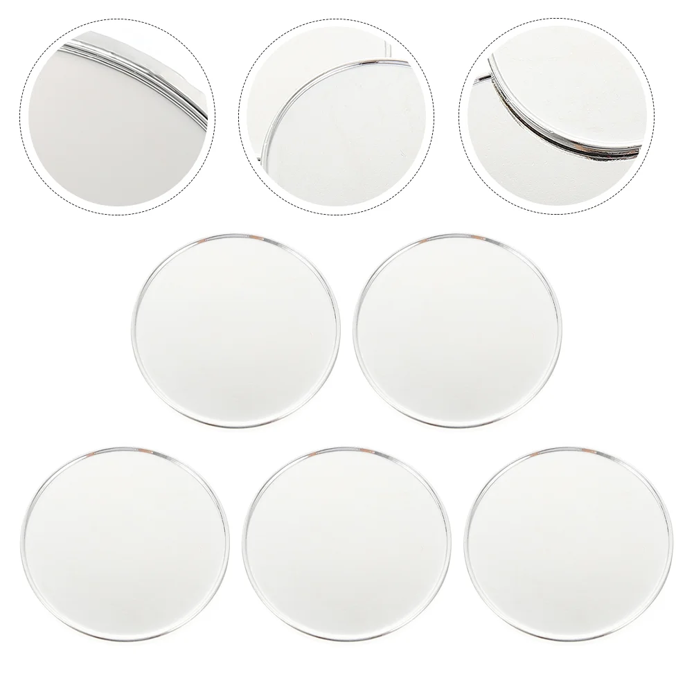 

5Pcs Round Flat Golft Marker Balls Iron Markers Round Flat Golft Marker Alignment Tools Balls Positioning Markers
