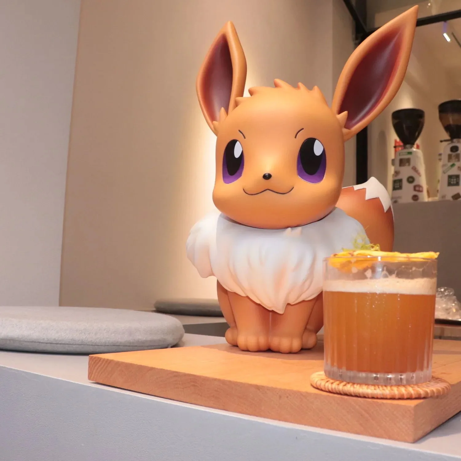 40cm 포켓몬 빅 사이즈 1:1 Eevee 액션 애니메이션 피규어 완구, 카와이 만화 인형 사무실/홈 장식품 완구, 어린이 선물, 10 대