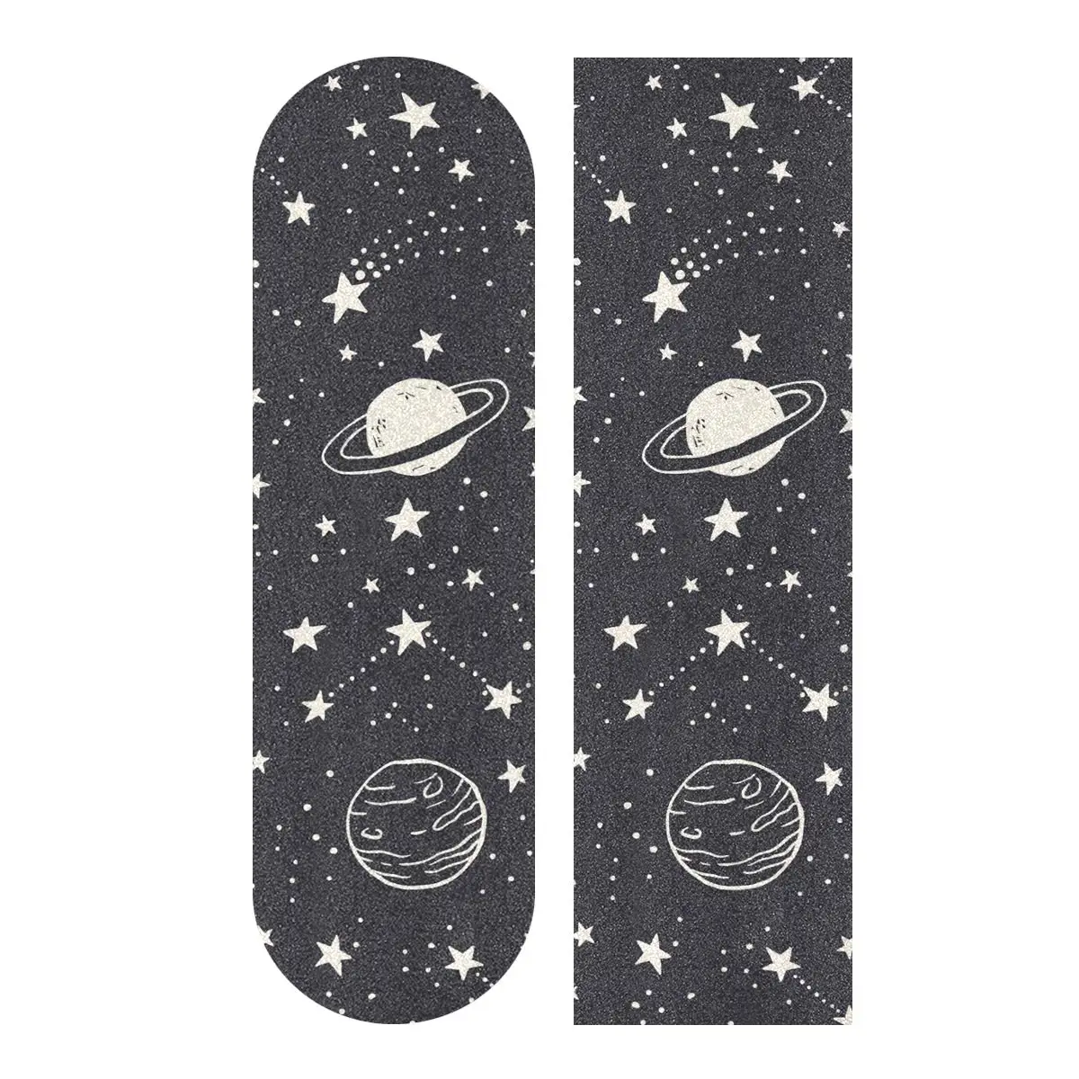 

Spacecraft Cosmic Planets Pattern Skateboards Grip Tape Design Longboard Anti Slip Sandpaper Sticker Skateboards Paper 33x9 Inch