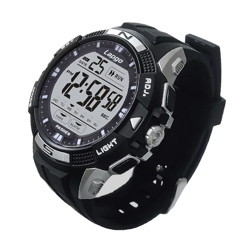 Multifunction Digital Watches Man Black Waterproof Luminous Casual Hand Clock Boy Fashion Sport LED Electronic Wristwatches Male