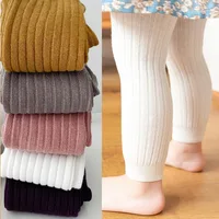 Spring Autumn Warm Baby Leggings Spring Autumn Boys Girls Pants Soild Color Cotton Pants Kids Children Leggings for Girls Boys 2
