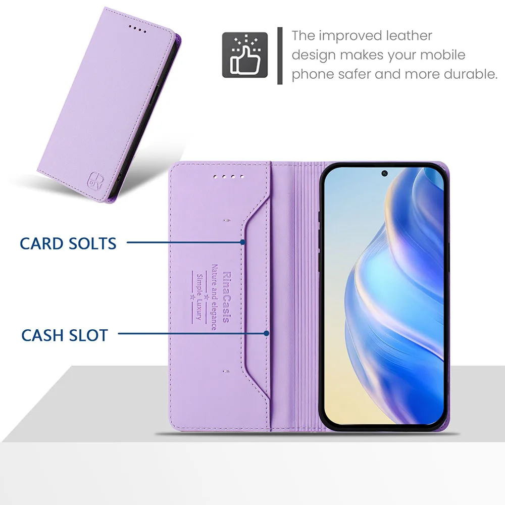 Magnetic Leather Flip Wallet Phone Cover