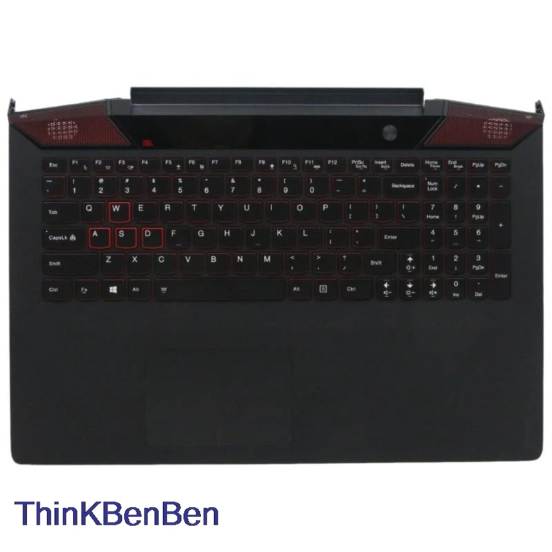 

US English Black Keyboard Upper Case Palmrest Shell Cover For Lenovo Ideapad Y700 15 15ISK 15ACZ 5CB0K97423