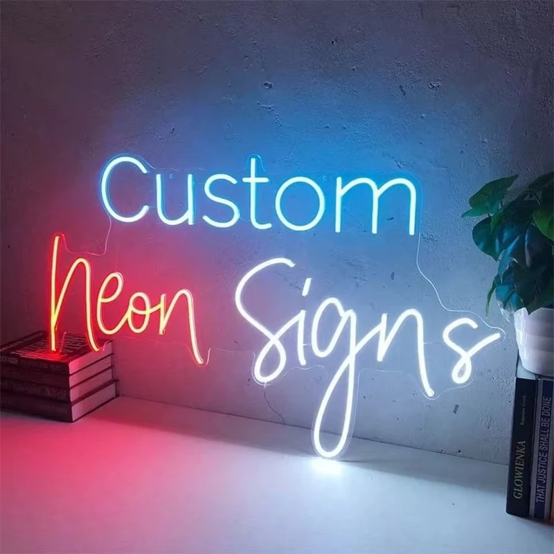 Private Neon Signs Dimmable LED Light for Family Birthday Bar Wedding Party Company Business Neon Sign Night Light