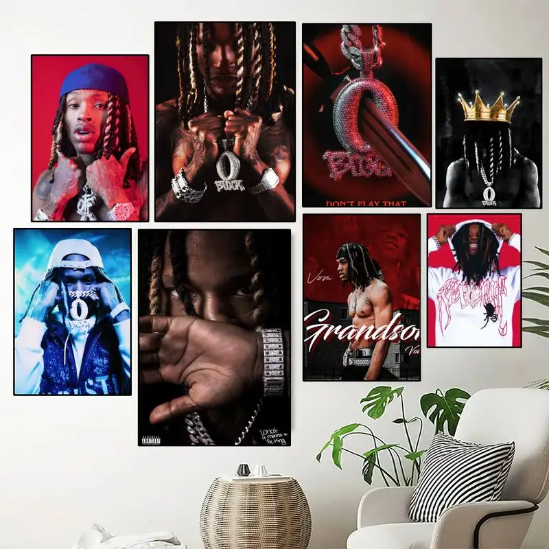 

Rapper K-King Cool V-Von POSTER Prints Wall Painting Bedroom Living Room Wall Sticker Small