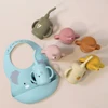 Portable Baby Feeding Bottle Cup Silicone Sippy Cups Children Leakproof Drinking Cups Cartoon Pattern Infant Straw Drinkware 6