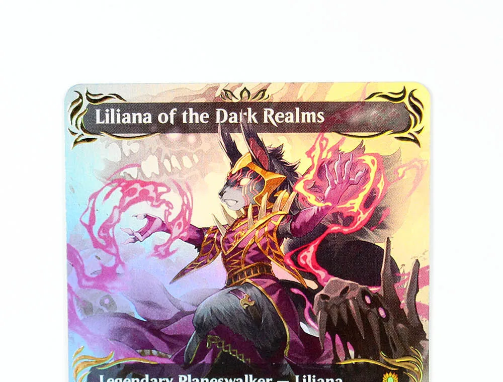 [Liliana of the Dark Realms] Holo/Foil Magical Proxy Cards Game Quality Proxy Gathering Board Playing Game Trading Cards