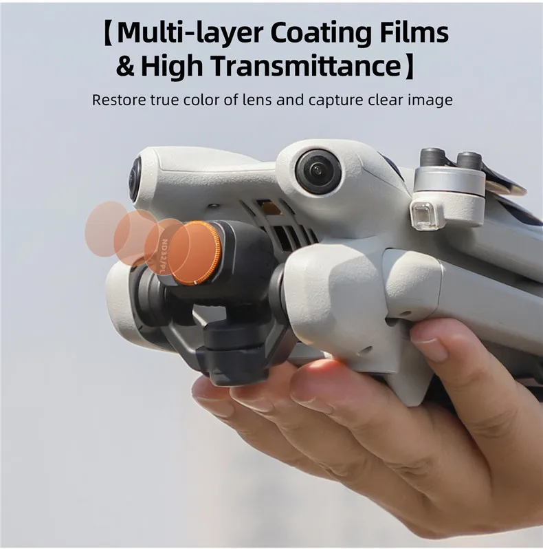 Description Picture 4 of itemSunnylife Lens For DJI Mini 4 Pro Filters ND CPL 4/8/16/32 /64 Camera Filters For DJI Mini 4 Filter Glass Lens Drone Accessories