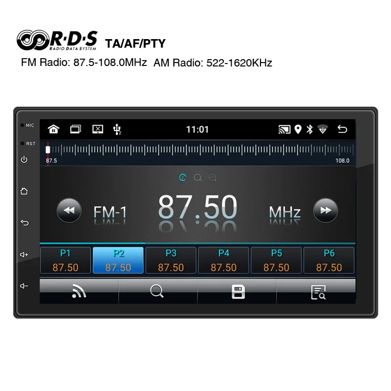 Auto Radio 2 Din Android GPS Navigation Car Radio Car Stereo 71024*600  Universal Car Player Wifi Bluetooth USB Audio - Price history & Review, AliExpress Seller - Shop1037320 Store
