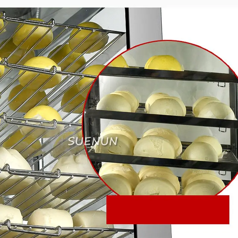 Automatic steamed bun machine Commercial convenience store thermal insulation steamed bun steamed bun steamed machine small glas 5