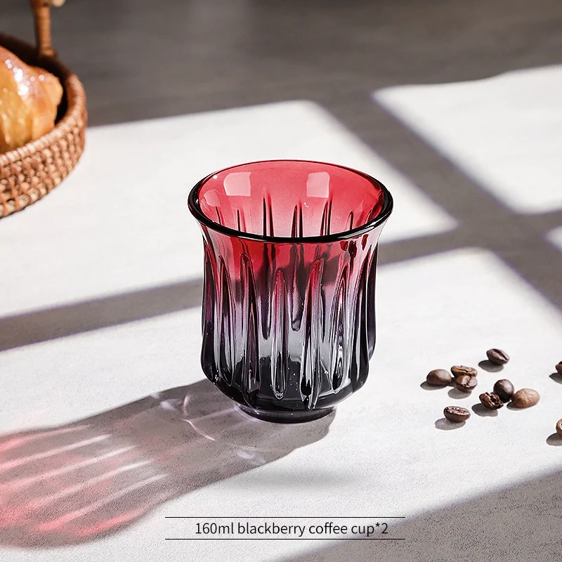 بينكوو طقم قهوة زجاجي مع صينية 500 مل