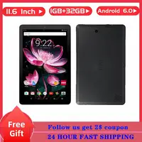 New RCT6513 1GB RAM 32GB ROM 11.6" Tablet Android 6.0 MT8127 Quad Core 1024 x 600 IPS WIFI HDMI Bluetooth 1*USB 3.0 5000mAh 1