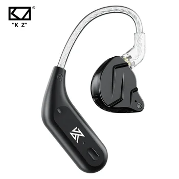 Adaptador KZ-AZ09 Bluetooth 5.2 para Fone de Ouvido KZ para uso Sem Fio com Gancho HiFi + Estojo de Carregamento